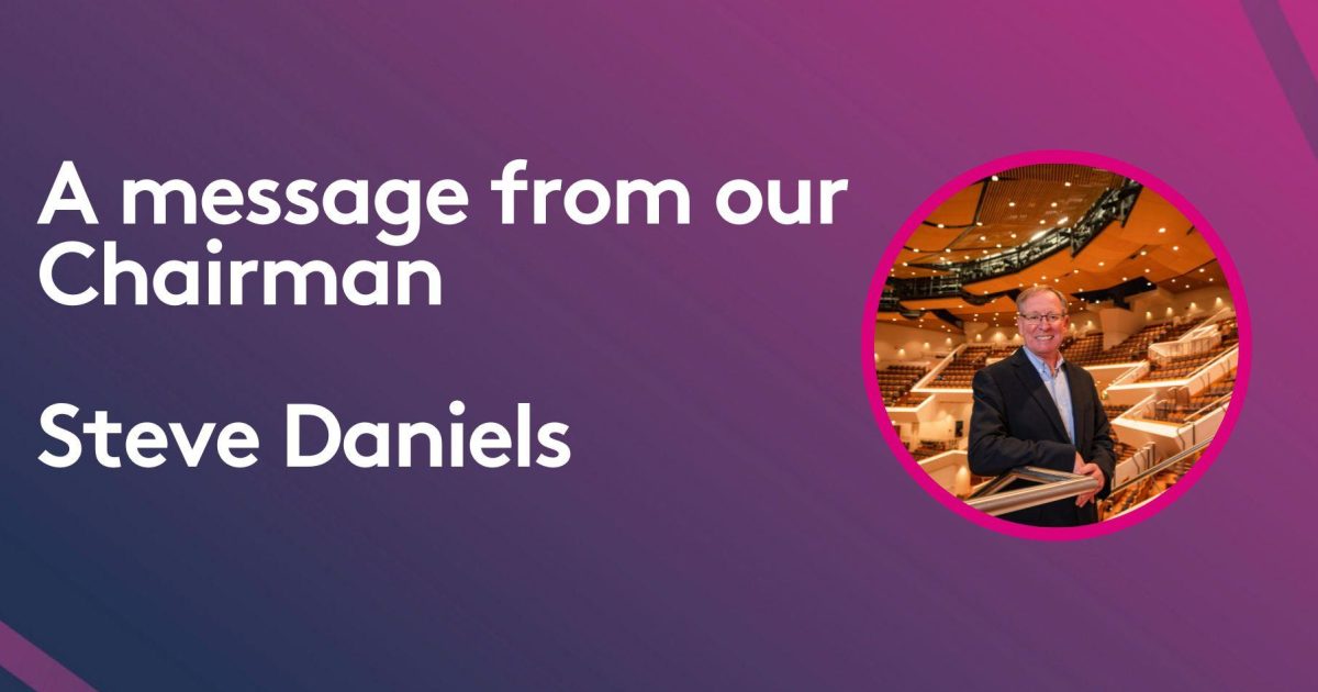 Steve Daniels | A message from our Chairman | ICC… | ICC Belfast