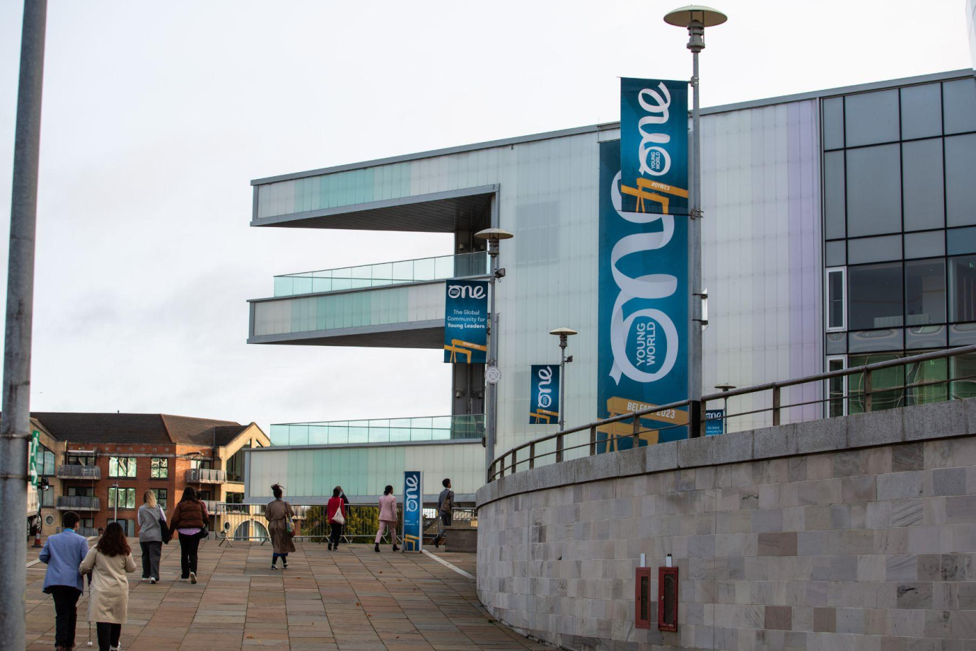 Venue exterior | One Young World Summit 2023 | 1806x1212px