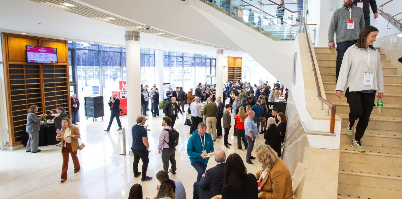 Delegates gathered in Cityside Concourse for lunch provided by our in-house catering partners