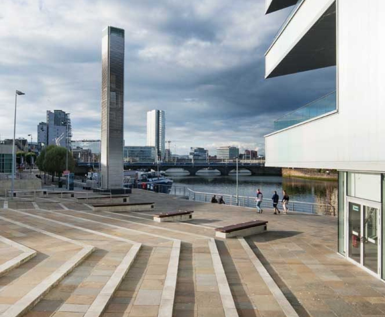 Exterior image of building towards River Lagan | ICC Belfast