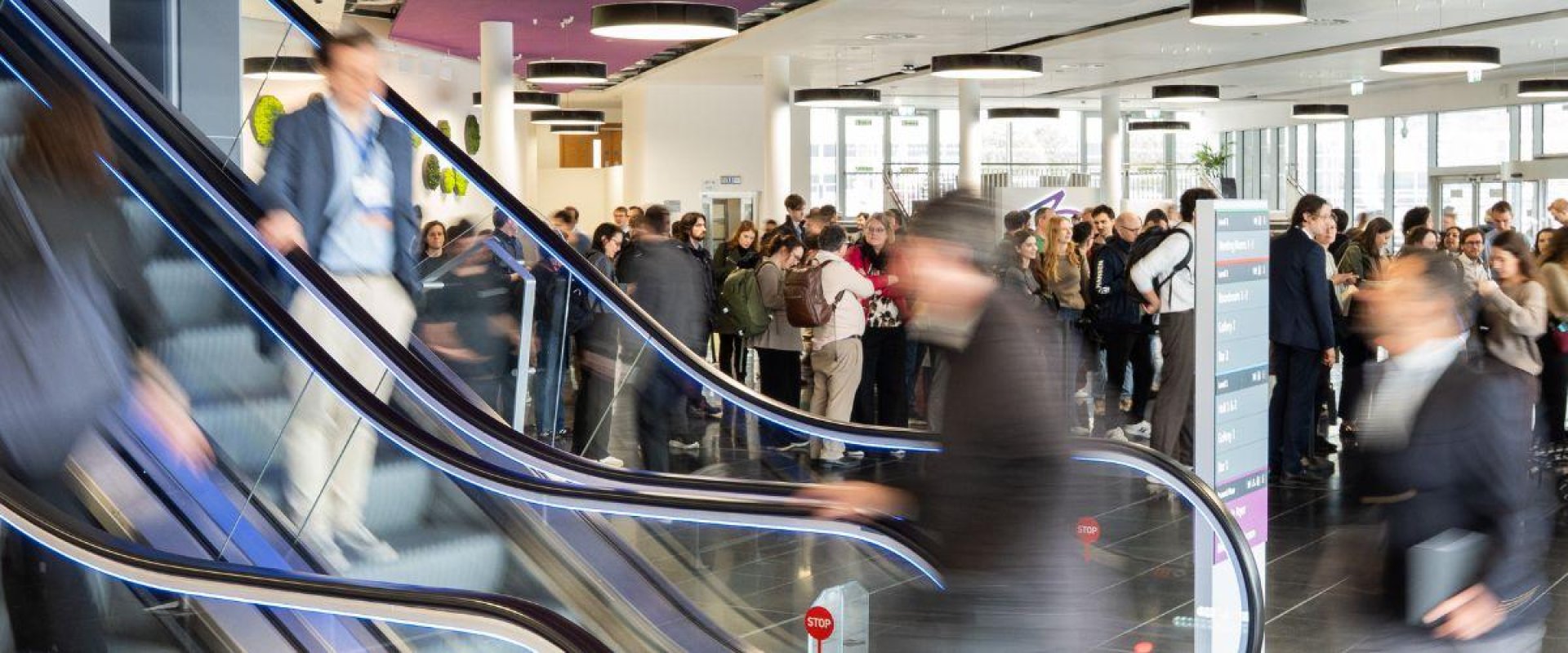 Image of delegates registering in Riverside foyer at EPSS 2026
