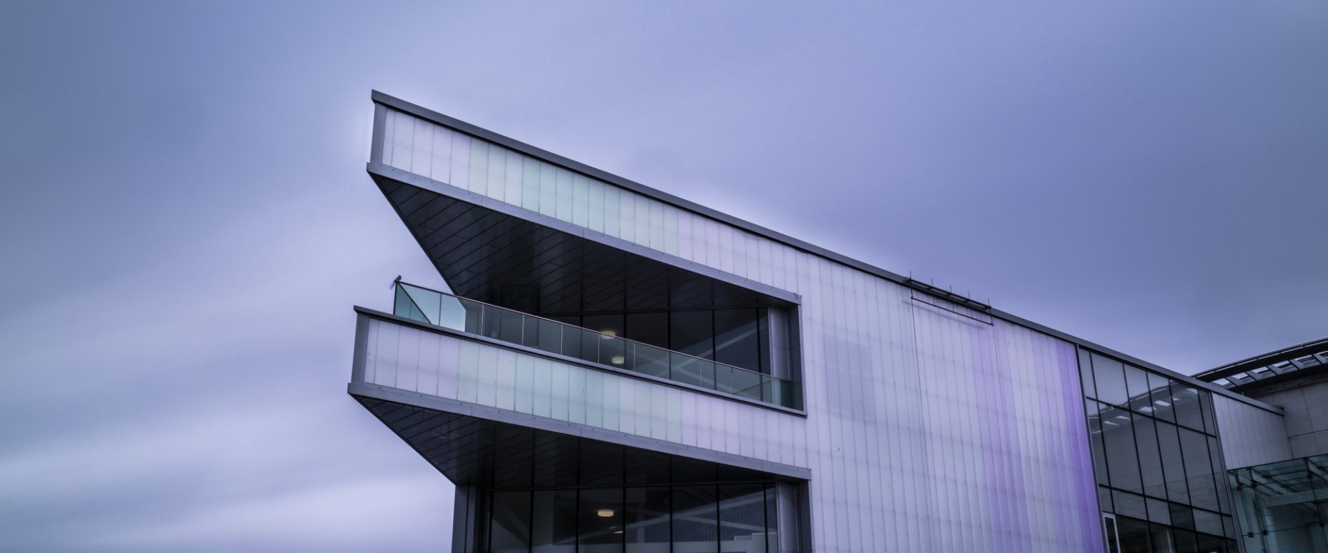 Image of ICC Belfast terrace exterior