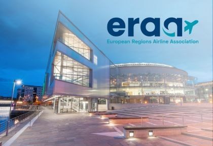 Image of ICC Belfast venue with ERA logo