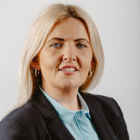 Event Assistant, Katrina Crossett photographed with white background