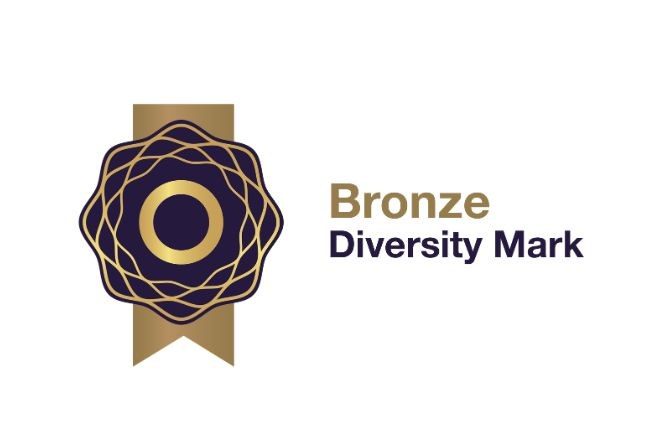 Icc belfast bronze diversity mark accreditation logo