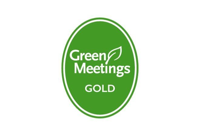Icc belfast green meetings gold logo