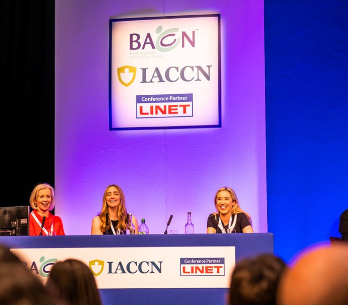 Hall one, panel discussion of four people