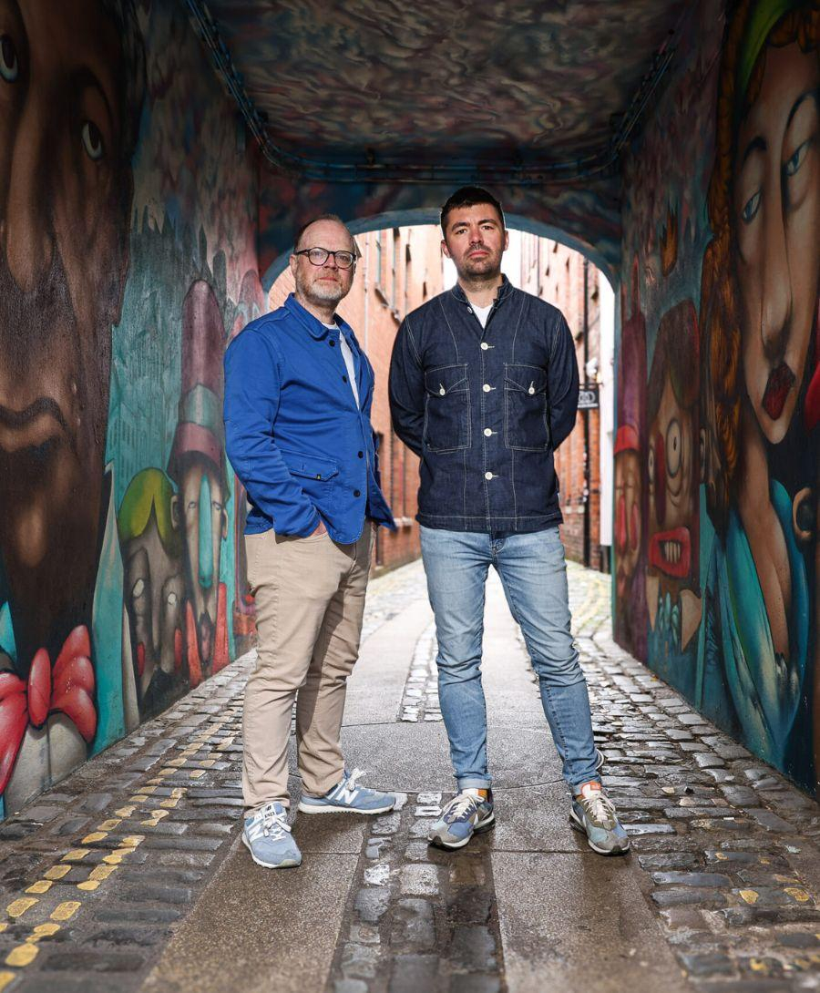 Kneecap and Bluelights duo captured for press image