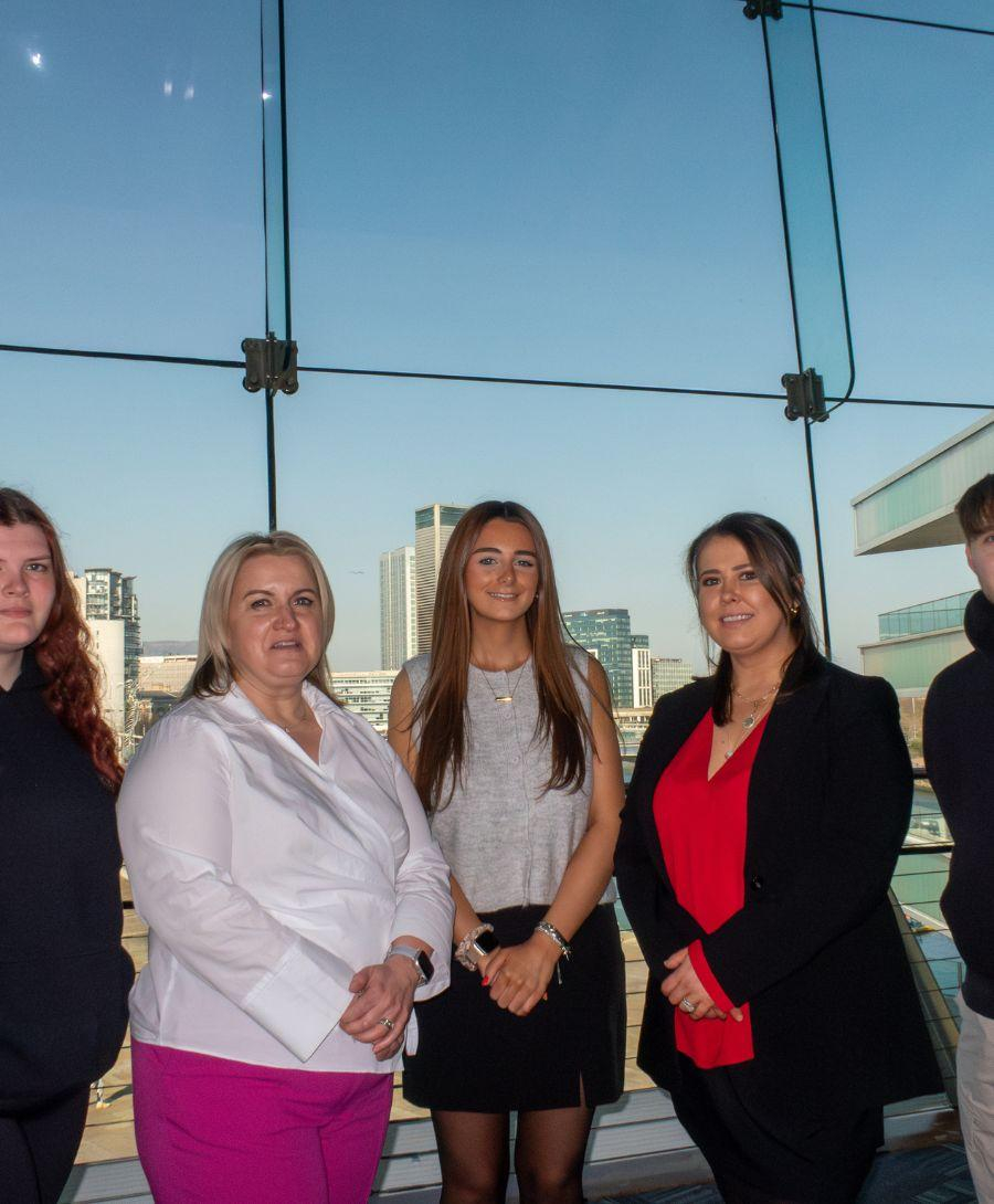 Representatives from Belfast Met and ICC Belfast pictured in Bar 2