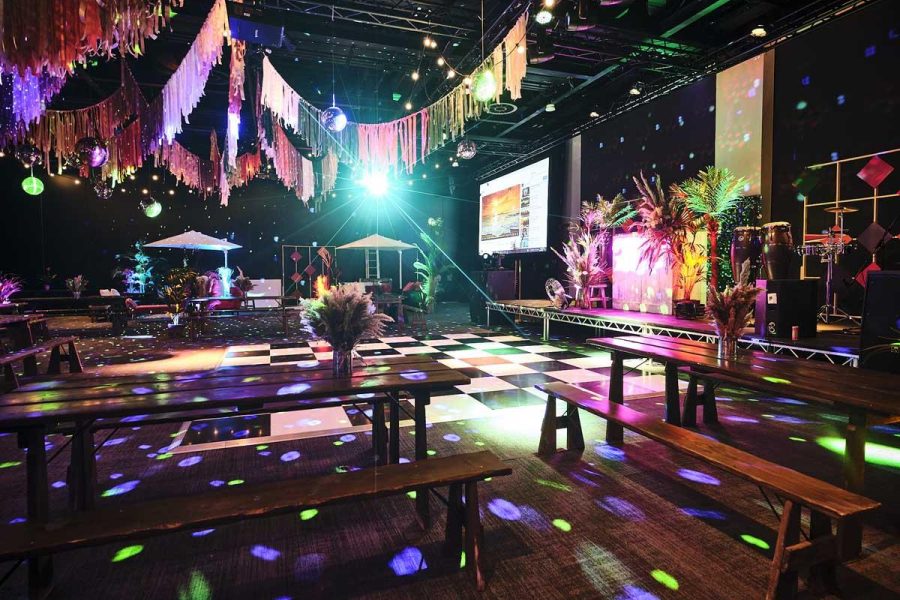 ICC Belfast, Best Fest set up in Hall Two for drinks reception