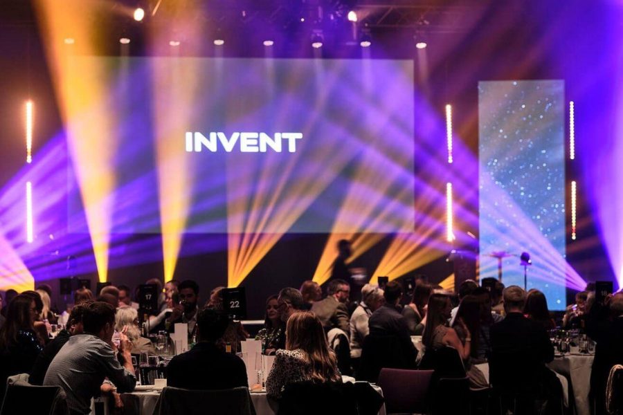 ICC Belfast, Invent Awards Hall 1 Lights beaming