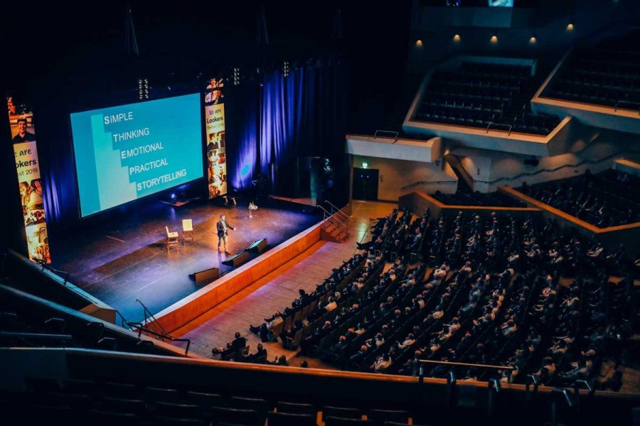 The Main Auditorium during a keynote speech at Lookers sales kick off 2019