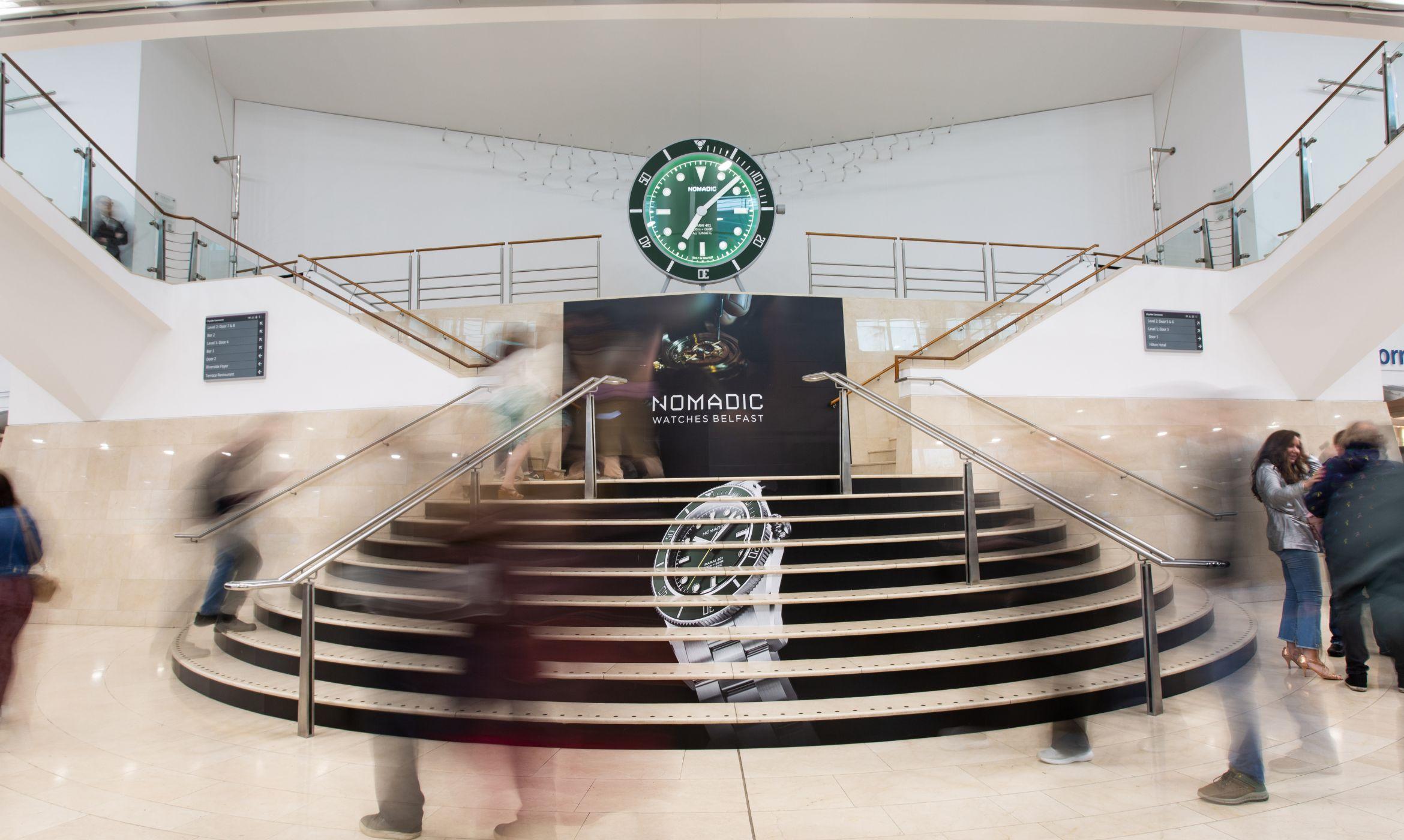 ICC Belfast | Nomadic Watches activation | 2340x1400px