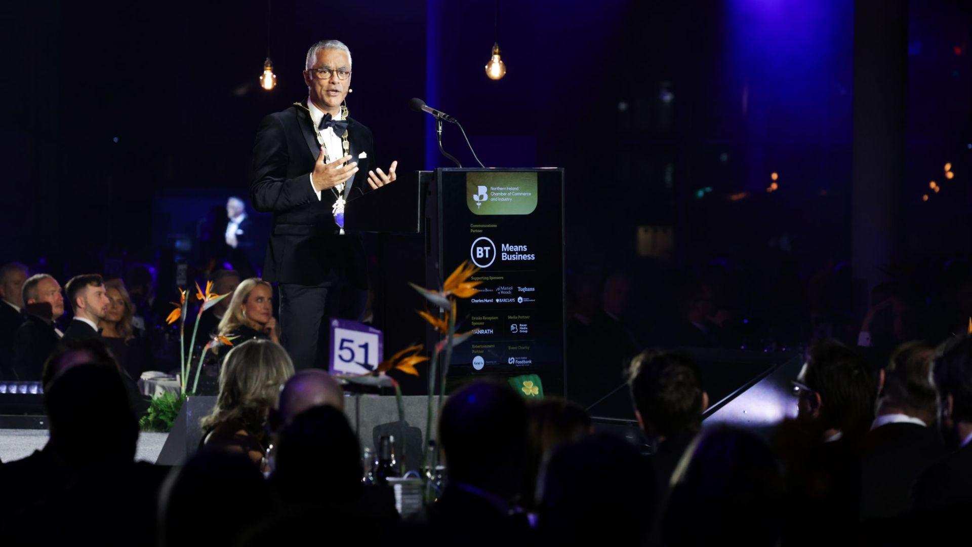 ICC Belfast | President's Banquet 2025 | 1920x1080px